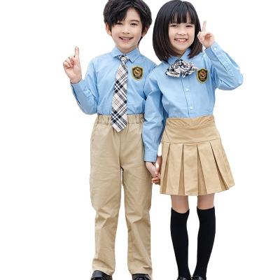 China The latest British style classic primary school uniform design school uniforms for girls for sale