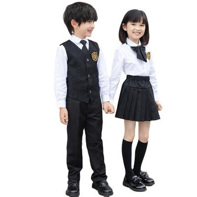 China School uniform design custom international school uniform for children and girls for sale