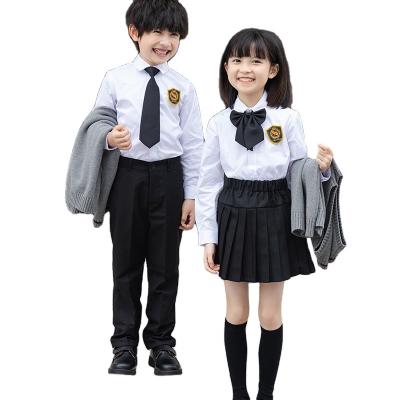 China Custom spring and summer color school uniforms British style children's school uniforms for sale