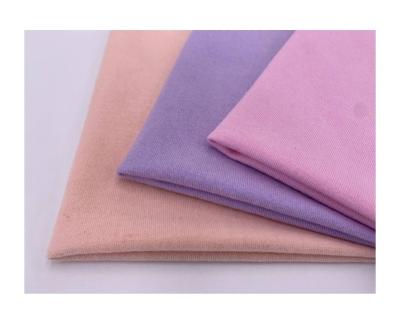 China Private label cotton knit fabric polyester knitted fabric stretch warm fabric for dress sleepwear for sale