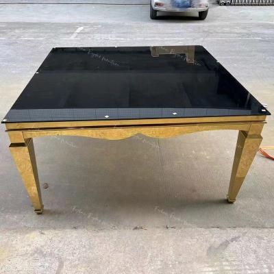 China High Quality Knockdown Hot Selling Square Good Price Dining Table for sale