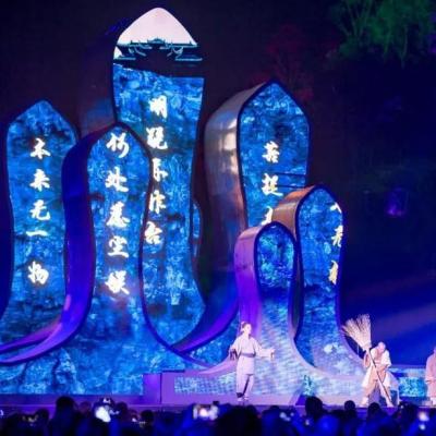 China Luminous Hotels Water Show Laser Fog Effects With Light The Biggest Performance Show In The World Music Water Fountain Show for sale