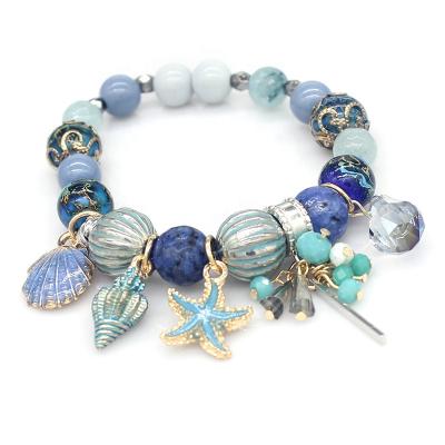 China Shell Beach Series Ladies Bracelet Ethnic Hot Jewelry Style Fashion Selling Beaded Bracelet for sale