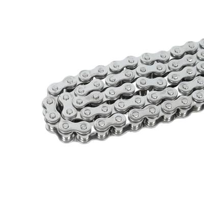 China Stable operation Factory Direct Supply Not Easily Broken 304 Stainless Steel Industrial Single Drive Transmission Chains for sale