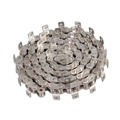 China Stable operation Good Tensile Strength Not Easily Deformed Customized Stainless Steel Double Single Side Bending Chain for sale