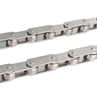 China Stable operation Support One-Stop Shopping Transmission Industrial Stainless Steel Double Pitch Roller Chain For Conveyor for sale