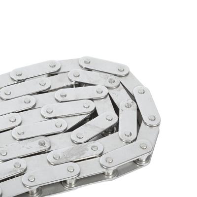 China Stable operation Professional Technology Not Easily Loosen C2050 Stainless Steel Transmission Hollow Chain Double Pitch for sale