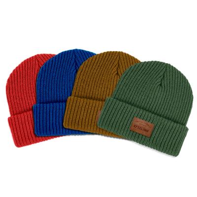 China JOINT Wholesale Winter Beanie 100% Custom Acrylic Knit Beanie for sale