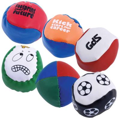 China Promotional Toy Custom 9 Panel Hacky Bag With LOGO Printing Size 6CM for sale