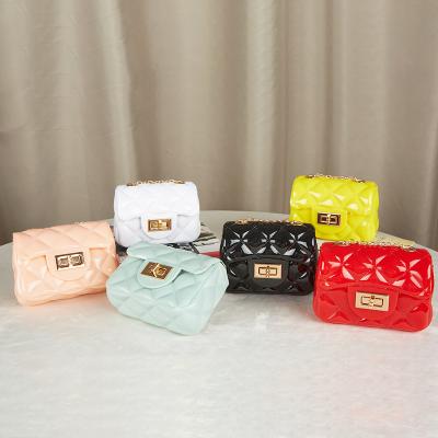 China 2021 Hot Sale Women's Fashion Jelly Bags Mini Bag Purses High Quality for sale