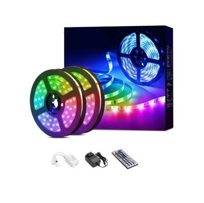 China Project Factory Price 15M LED RBG Strip Lights Color Changing Light Strips With 5050 Smart Remote And Bright LED Strip Lights for sale