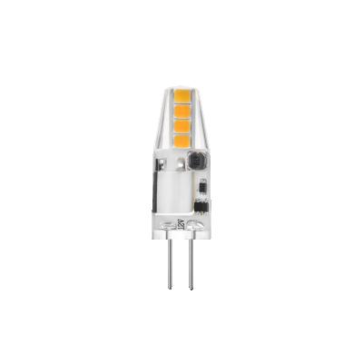 China G4 LED 2835SMD 1.5W Lamp Bulb Mini Residential AC 12V DC Candle Silicone Lights For Chandelier No Flickering for sale