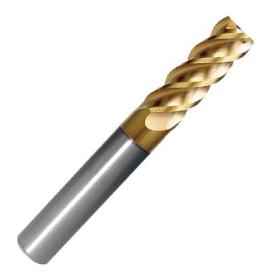 China Metal Machining Made in Taiwan 2# Tungsten Flat End Mills for HRC 45 Steels, Carbon Steel, Alloy Steel for sale