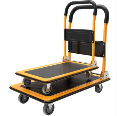 China Factory Price Foldable Portable Mobile Platform Trucks Professional Folding Factor Truck for sale