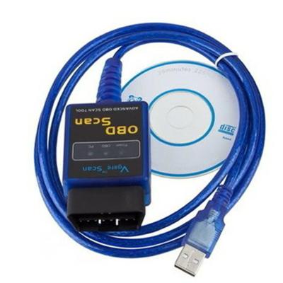 China 70+ Car Brands USB ELM327 OBD2 Interface Cable Car ECU Diagnostic Tool Scanner ELM 327 Car Code Readers & Scan Tools for sale