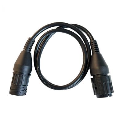 China For Motorcycle Male-Female Modification 10Pin For BMW Motorcycle High Quality Extension Cable For BMW Bikes 1 Meter OBD2 10pin Extension Cable for sale