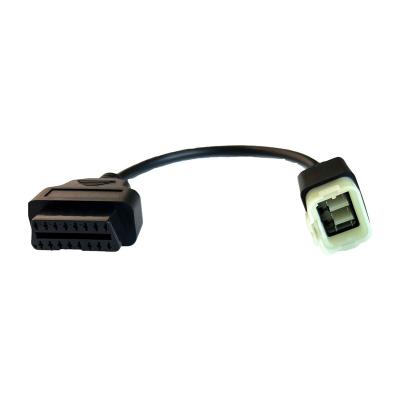 China For Harley Motorcycle Diagnostic Cable 6Pin OBD To OBD2 16 Pin Connector Motorbike Adapter For Kawasaki for sale