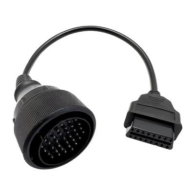 China For MAN Connector Diagnostic Tool Adapter Extension Cable for MAN 37 Pin to 16Pin OBD Female Cables for MAN Truck for sale