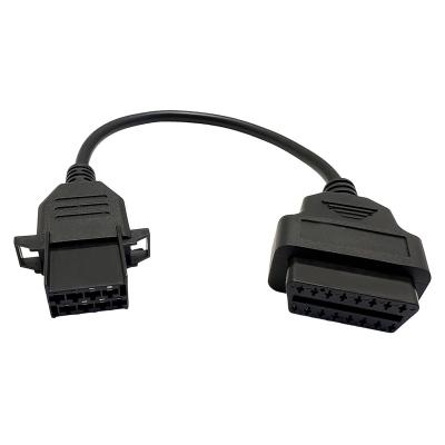 China For Volvo OBD2 Connector Adapter For Volvo Truck Heavy Duty OBD 8 Pin To OBD2 16 Pin For Volvo for sale