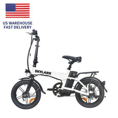 China Free Aluminum Alloy Shipping in the USA! Super Electric Bike 16 Inch Electric Bicycle 36V350W Motor Aluminum Alloy Fat Frame Ebike for sale