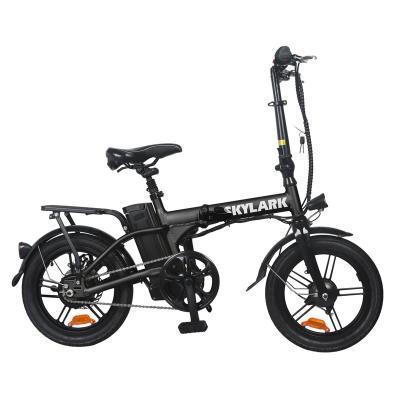 China Promotion price aluminum alloy folding bicycle electric alloy frame electric bicycle lithium battery electric bicycle for sale