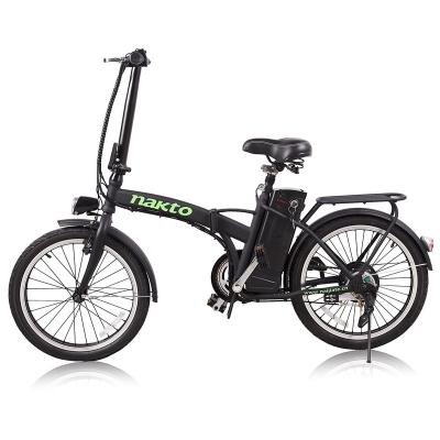 China Hot Selling 20Inch Folding Steel Frame Steel Bicycle Electric Bicycle E-Bikes for sale