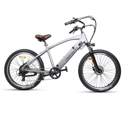 China Cheap aluminum alloy 48v 500w electric fat tire mountain bike e-bike e-bike for sale