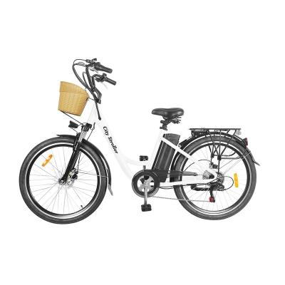 China Custom cheap nakto frame 36v 350w aluminum alloy city electric bike for electric adults women electric bike e bikes adults for sale