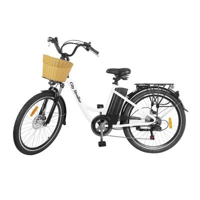 China Top quality mass cheap nakto aluminum alloy 36v 350w city electric bike for electric adult women electric bike e bikes adults for sale