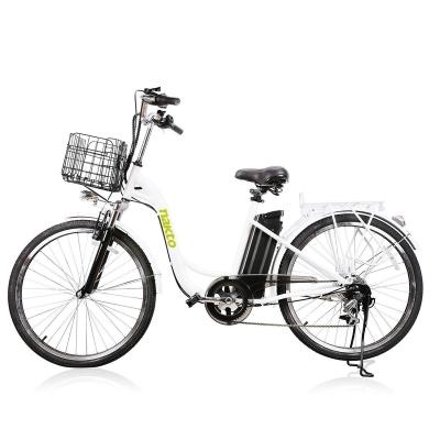 China Throttle/pedal assist are optional direct sales 36v 350w cheap nakto factory city electric bike for electric adults women electric bike e bikes adults for sale