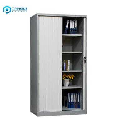 China (Other) Office Furniture Adjustable Steel Shutter Roller Tambour Door Cabinet Metal Cupboard For Document& Folder for sale