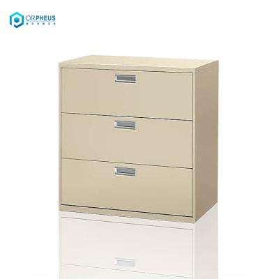 China (Size) Germany 4 Schubladenschrank Metal Office Furniture Adjustable 3 Drawer Lateral File Cabinet for F4 Archive for sale