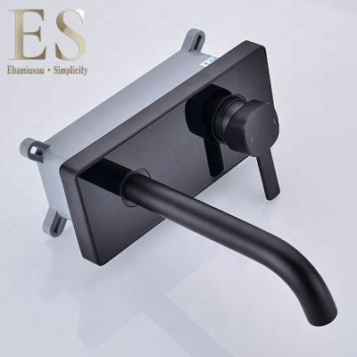 China Cold And Hot Mixer Tap On The Other Waterfall Bathroom Brass Sink Basin Faucet For Bathroom Lavatory for sale