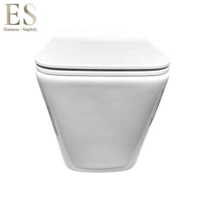 China Concealed Cistern Watermark Certified Vitreous China Made Wall-hung Toilet / Wet Room For Space Limited Locations for sale