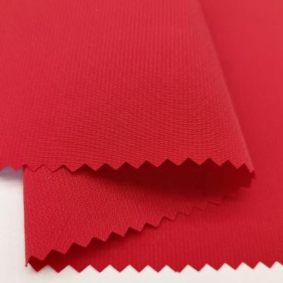 China Waterproof Sports Wear Elastic Fabric Polyester Weft Fabric 75D*75D Waterproof 100% Ripstop Fabric For Sports Wear for sale