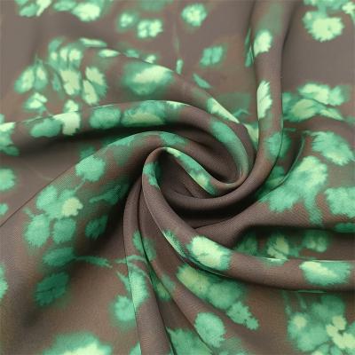 China Custom digital printing fabric 50D*50D satin chiffon anti-static dress fabric printing digital printing chiffon fabric for dresses for sale