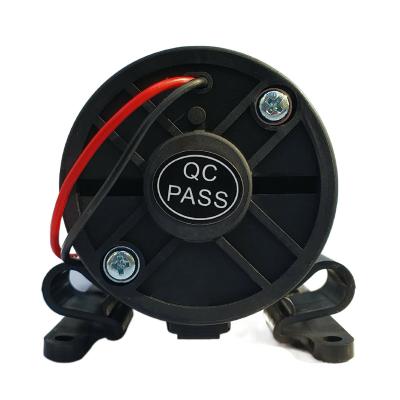 China Hotel China MG PLUS-75GPD PLASTIC BLACK 24v 36v carbon brush inside pump back cover water pressure booster stable pressure RO pump for sale