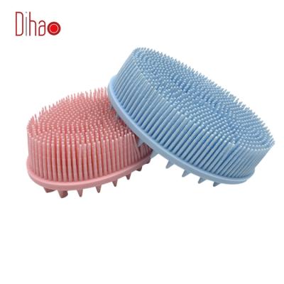 China EXFOLIATE silicone body brushes with double side brushes for sale