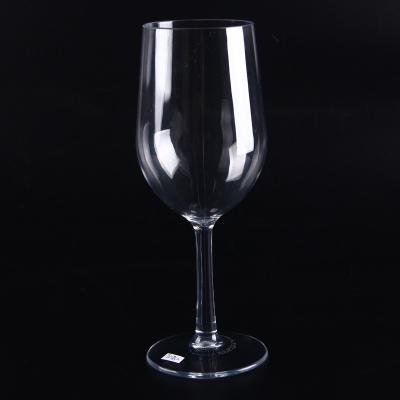 China Viable Unbreakable 400ml Stem Tritan Plastic Wine Glasses For Outdoor for sale