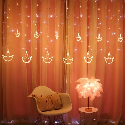 China India Diwali Curtain Light Festival Indoor Outdoor Decorative Light String Light for sale