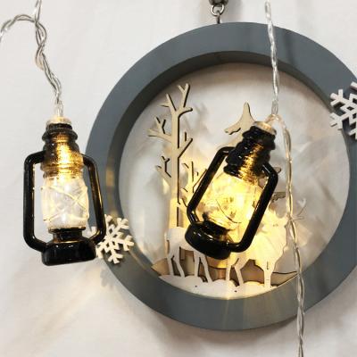 China Retro Solar Lantern Solar Light Outdoor Garden Kerosene Bottle Kerosene Lights String Light Decorative String Light for sale