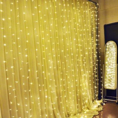 China Curtain Lights Waterpool Christmas Led String Fairy Lights Garland Home Holiday Decoration Wedding Led Curtain Light for sale