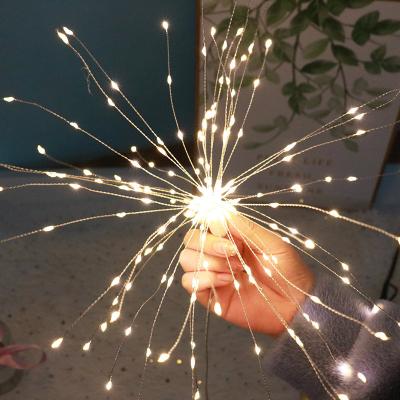 China Solar String Lights Led Firework Lights, 8 Modes Decorative Holiday Lights Waterproof Hanging Fairy Lights for sale