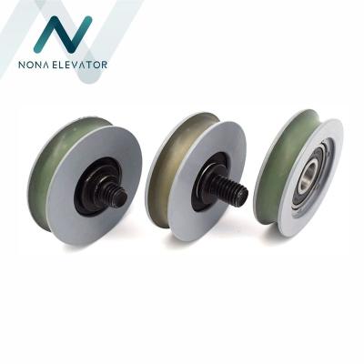 China Modern Elevator Parts Mitsubishi Elevator Door Hanger Roller Wheel 56*14*6201 for sale