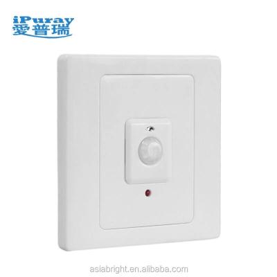 China Intelligent PIR Motion Sensor Switch High Power PIR Detector Motion Sensor Human Occupancy Infrared Lamp Switch for sale