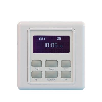 China Autoimation WiFi LCD Display Home Timer Switch 86*86mm for sale