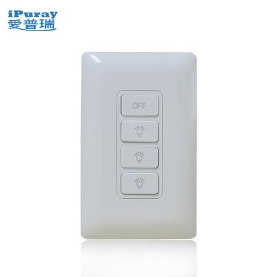 China ABS-V0 American Style Wireless Smart Home Switch For 3 Load FREEDOM Remote Control Lamp Switch No Wiring Needed for sale