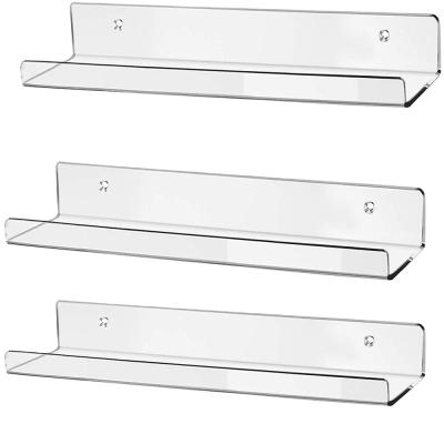 China Wall Mounted Acrylic Wall Shelf Brackets Acrylic Display DIY Shelf for sale