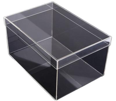 China Custom clear plexiglass display box color acrylic display case for sale