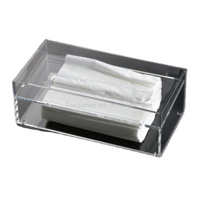 China Factory price acrylic custom color display box clear acrylic tissue box for sale